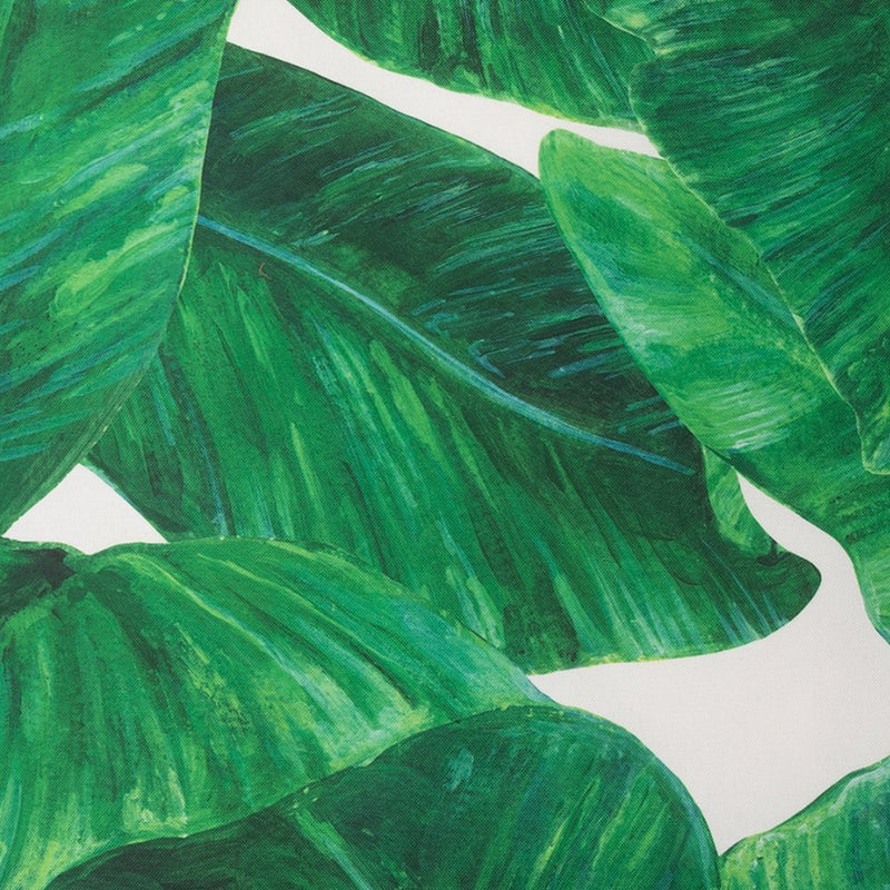 Musa Green Leaf Cushion 50x50cm - Cozy Indoor Outdoor Furniture 